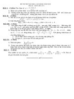 đề thi thử đại học cao đẳng năm 2012 số  129