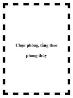 Chọn phòng, tầng theo phong thủy pdf