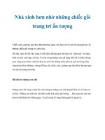 Nhà xinh hơn nhờ những chiếc gối trang trí ấn tượng potx