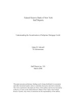 Understanding the Securitization of Subprime Mortgage Credit docx
