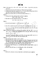 Tuyển Tập 45 Đề Ôn Thi Đại Học Toán 2013 - Đề 15 pot