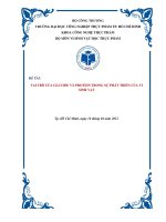 TIỂU LUẬN: VAI TRÒ CỦA GLUCIDE VÀ PROTEIN TRONG SỰ PHÁT TRIỂN CỦA VI SINH VẬT pptx