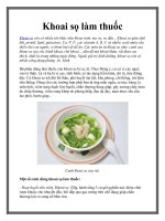 Khoai sọ làm thuốc pot