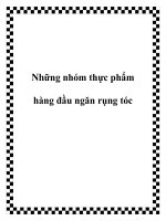 Những nhóm thực phẩm hàng đầu ngăn rụng tóc docx