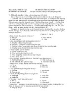 Đề Thi Thử Vào Lớp 10 Văn 2013 - Phần 1 - Đề 7 pptx