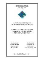 nghiên cứu chế tạo vật liệu composite cốt sợi sơ dừa nền nhựa nhiệt rắn
