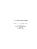 Quantum mechanics   j  norbury