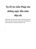 Tự tết tóc kiểu Pháp cho những ngày đầu năm điệu đà doc