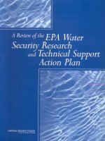 A Review of the EPA Water Security Research and Technical Support Action Plan ppt