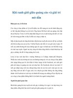 Khi ranh giới giữa quảng cáo và giải trí mờ dần pptx