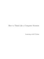 How to Think Like a Computer Scientist pot