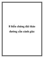 8 biến chứng đái tháo đường cần cảnh giác potx