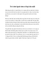 Trẻ chơi ipad sớm có hại cho mắt docx