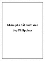 Khám phá đất nước xinh đẹp Philippines pot