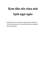 Kem dâu sữa chua mát lạnh ngọt ngào doc