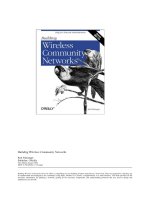 o'reilly - building wireless community networks