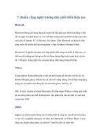 7 chuẩn công nghệ không dây phổ biến hiện nay potx