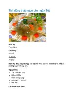 Thịt đông thật ngon cho ngày Tết potx