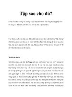 Tập sao cho đủ? ppt