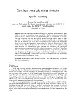 Xác thực trong các mạng vô tuyến