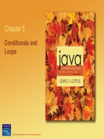 Chapter 5 Conditionals and Loops pot