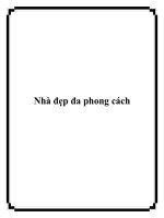 Nhà đẹp đa phong cách ppt