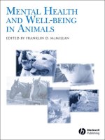 Mental Health and Well-Being in Animals doc