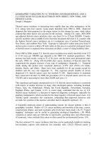 GEOGRAPHIC VARIATION IN U.S. THYROID CANCER INCIDENCE, AND A CLUSTER NEAR NUCLEAR REACTORS IN NEW JERSEY, NEW YORK, AND PENNSYLVANIA potx