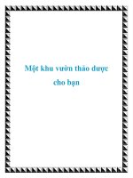 Một khu vườn thảo dược cho bạn pptx