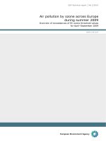 Air pollution by ozone across Europe during summer 2009 doc