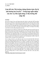 Làm thế nào Thị trường chứng khoán toàn cầu bị   ảnh hưởng lan truyền? - Trùng hợp ngẫu nhiên   của cho vay liên ngân hàng và thị trường thế   chấp Mỹ