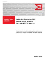 Achieving Enterprise SAN Performance with the Brocade 48000 Director docx