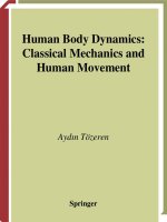 Human Body Dynamics: Classical Mechanics and Human Movement pptx