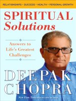 Spiritual solutions by Deepak Chopra pdf