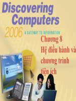Chương 8: hệ điều hành và chương trình tiện ích ppt