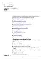 Oracle® Database Quick Installation Guide pdf
