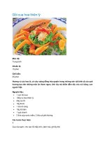 Gỏi cua hoa thiên lý doc