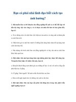 Bạn có phải nhà lãnh đạo biết cách tạo ảnh hưởng? pot