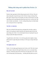 Những tính năng mới ở phiên bản Firefox 3.6 pdf