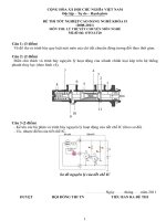 đề thi lý thuyết khóa 2 - công nghệ ôtô - mã đề thi oto - lt (20)