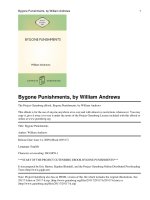 Bygone Punishments doc