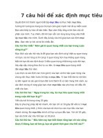 7 câu hỏi để xác định mục tiêu docx