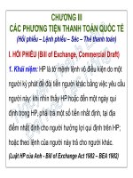 chuong 3: phương tiện thanh toán quốc tế