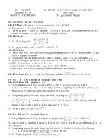 TRƯỜNG THPT MAI ANH TUẤN NGA SƠN - THANH HÓA ĐỀ THI THỬ ĐẠI HỌC LẦN II KHỐI A ppt