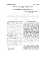 Nghiên cứu xác định tỷ lệ thành phần hoá học thích hợp của pheromone sâu khoang (S. litura) docx