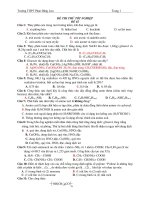Đề Thi Tốt Nghiệp Hóa 2013 - Phần 1 - Đề 8 doc