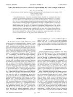 Visible photoluminescence from silicon ion implanted sio2 ï¬lm and its multip