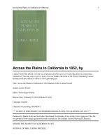 Across the Plains to California in 1852 Journal of Mrs. Lodisa Frizzell pot