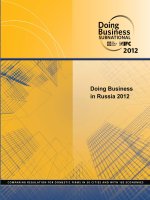 Doing Business in Russia 2012 doc
