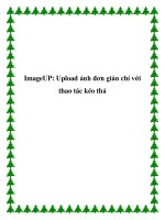 ImageUP: Upload ảnh đơn giản chỉ với thao tác kéo thả pptx